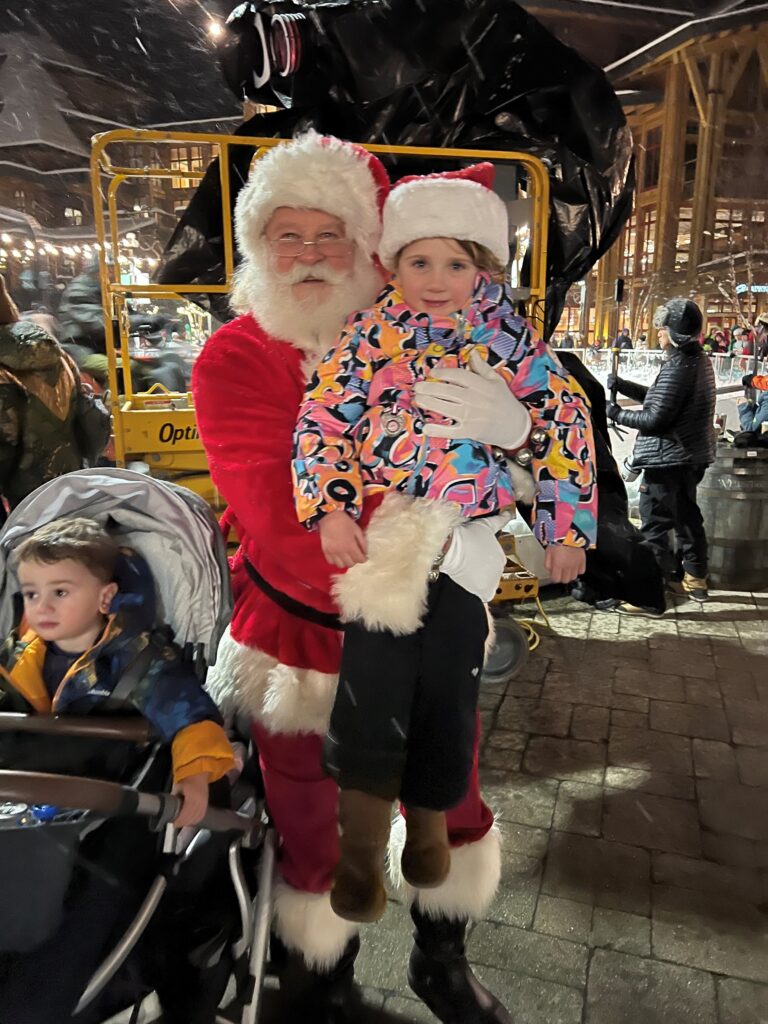 Ellie and Santa