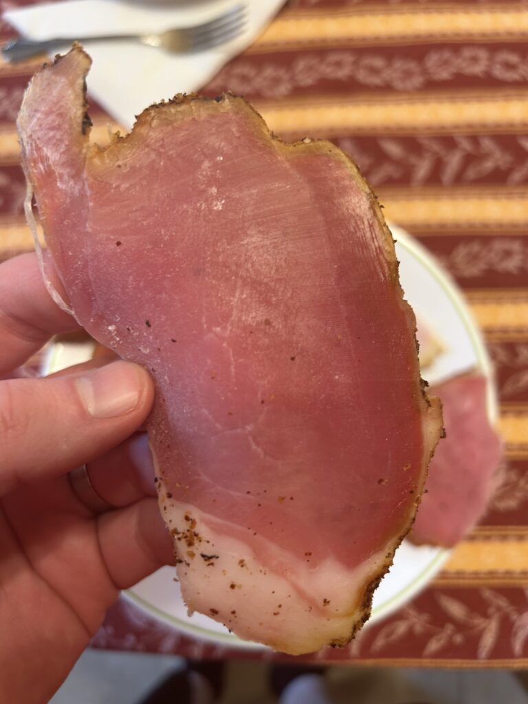 Sliced Prosciutto